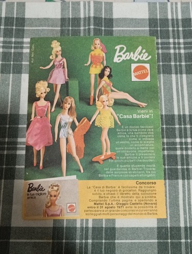 Pubblicità 1971 casa barbie - 1971,
